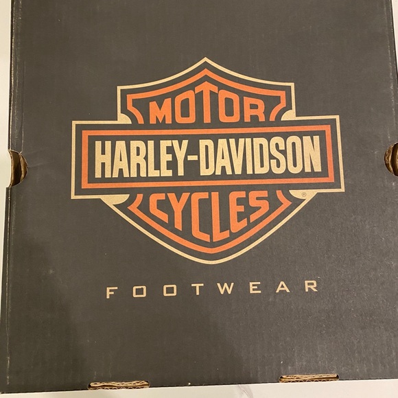 Harley-Davidson Black and Brown Ankle Boots - Picture 4 of 9